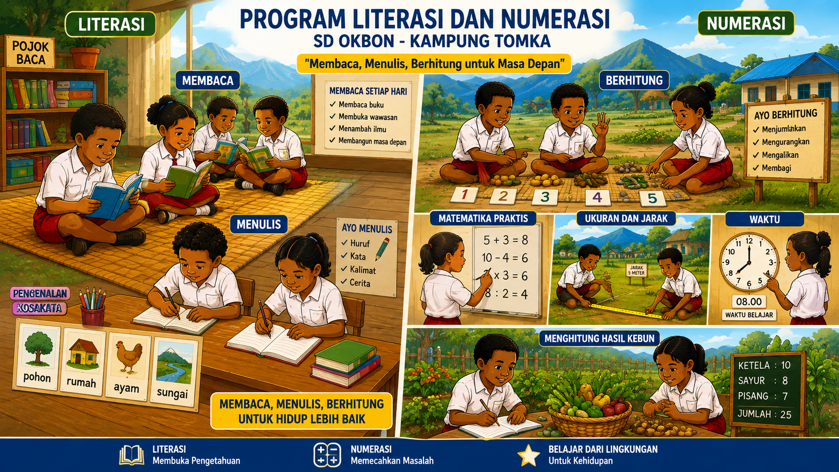 gambar ilustrasi program Numerasi dan Literasi